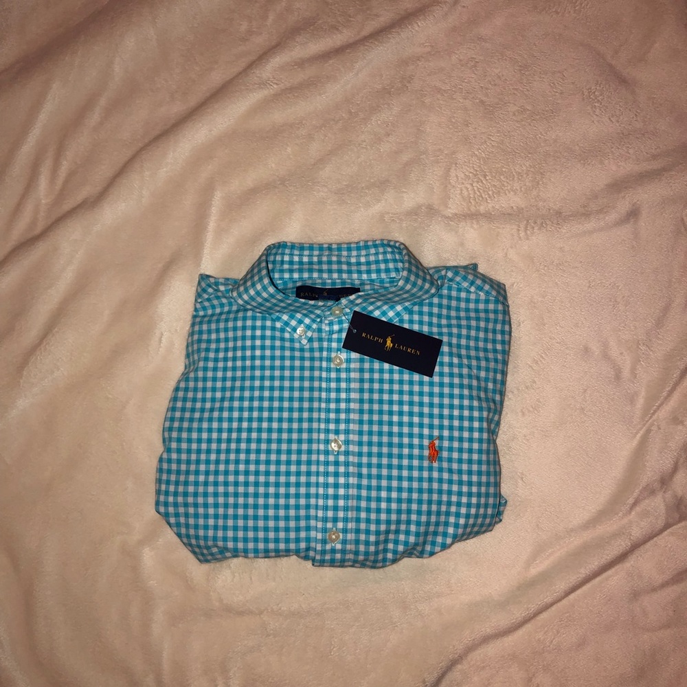 Button down brand new polo shirt